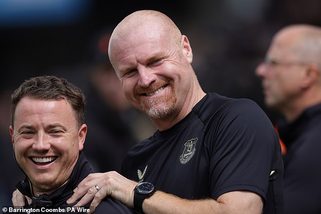 Sean Dyche's tough training session in preparation for the new season was in the spotlight