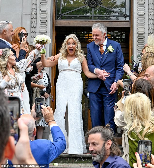 Paul Young, 57, married his fiancée Lorna Young, 56, at a London council house last Friday, six years after his wife Stacey lost her battle with cancer.