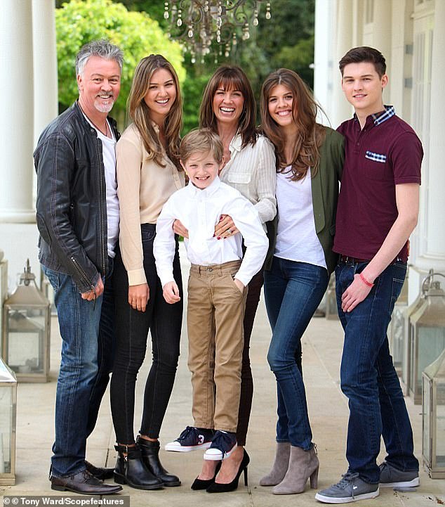 Pictured: Paul and ex-wife Stacey with their daughters Levi and Layla and sons Grady and Jude in 2016