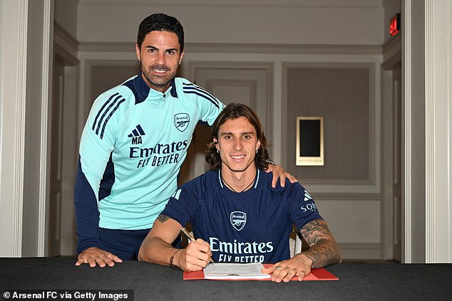 Defender Riccardo Calafiori boldly announced he joined Arsenal to win trophies