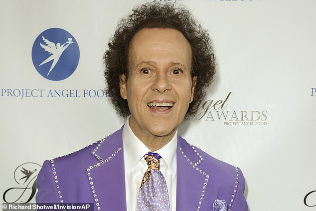 Richard Simmons acknowledged his legion of adoring fans in a moving interview he gave just two days before his death at age 76 on Saturday. Pictured in August 2013 in LA