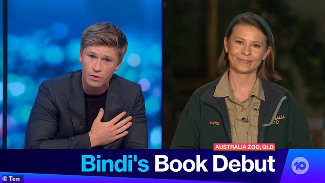 Robert and Bindi Irwin appeared on The Sunday Project this weekend and they couldn't stop complimenting each other. Both pictured