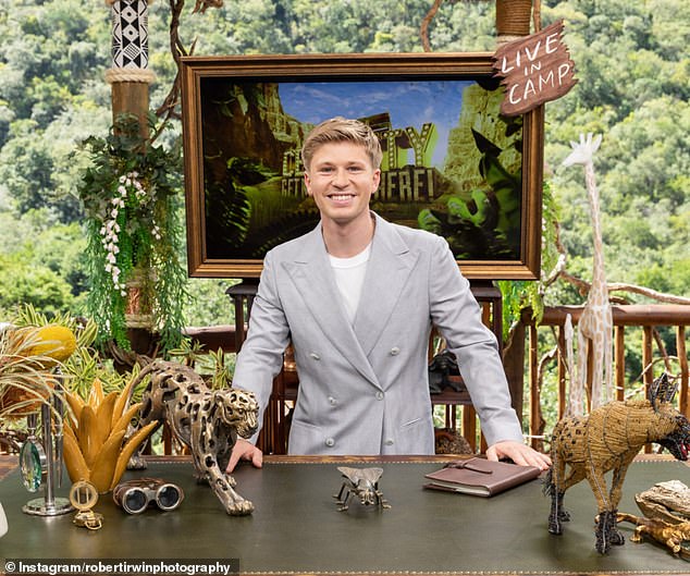 I'm a celebrity... get me out of here! Australian presenter Robert Irwin (pictured) has given a rare glimpse into his personal life