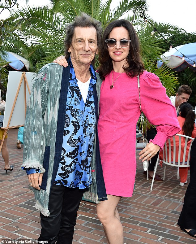 Earlier this month, Ronnie was spotted snuggling up to Sally as they attended the Modelo & Dos Hombres National Michelada Day Celebration at the Chateau Marmont