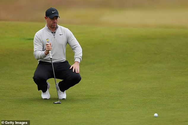 Rory McIlroy played in the Pro-Am event ahead of the Scottish Open in North Berwick