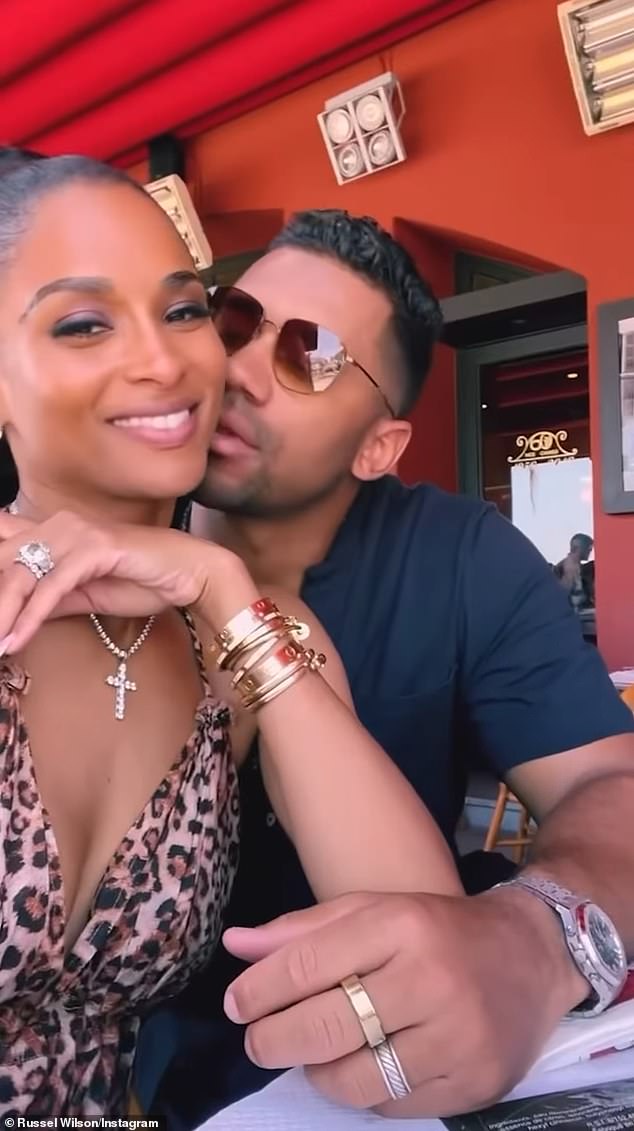 Russell Wilson, 35, showed off his romantic side when he honored his wife Ciara, 38, on their eighth wedding anniversary by posting a series of videos he's made over the years