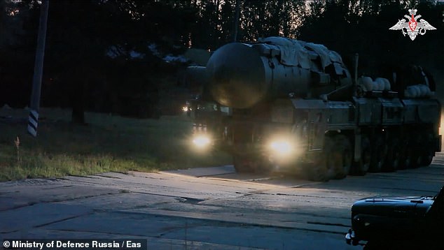 Vladimir Putin has held nuclear war exercises with his Yars mobile missile launchers for the second time this month, in a show of bravado towards the West