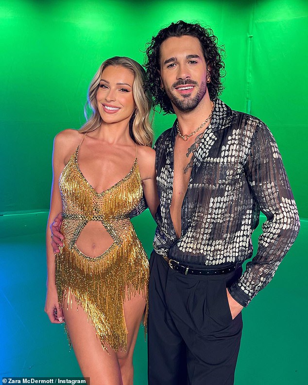 McDermott, pictured with her Strictly Come Dancing partner Graziano Di Prima before they were eliminated during Halloween week