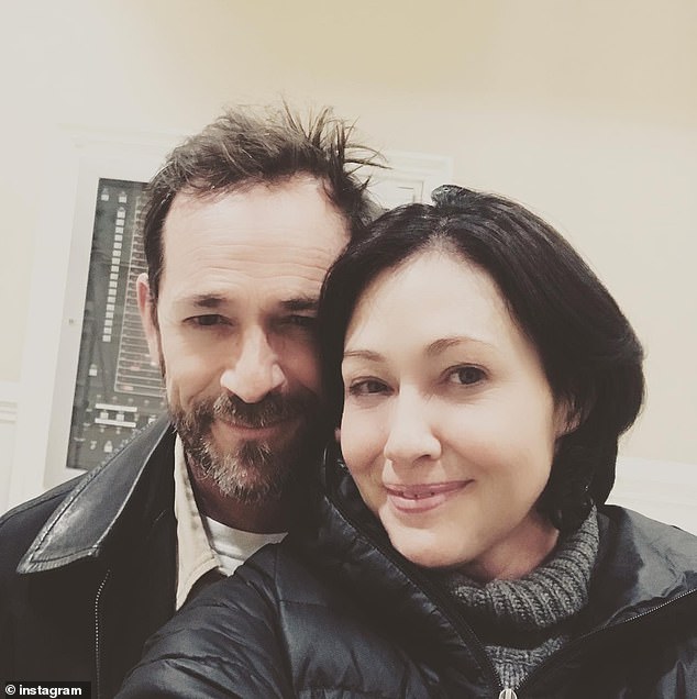 Shannen Doherty and Luke Perry first met before they got Beverly Hills, 90210 in 1990 and they had a 