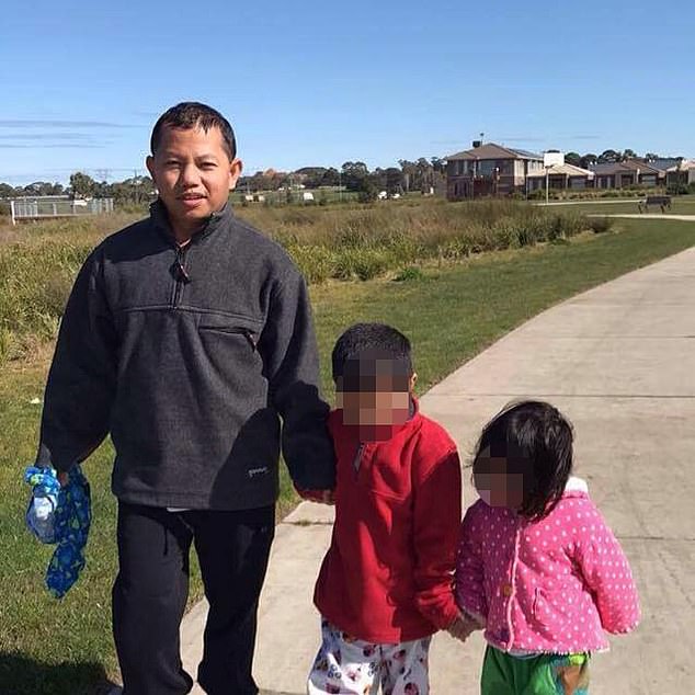 Filipino father-of-three Andres Pancha (pictured) was reportedly stabbed to death on Frankston Pier on Saturday morning