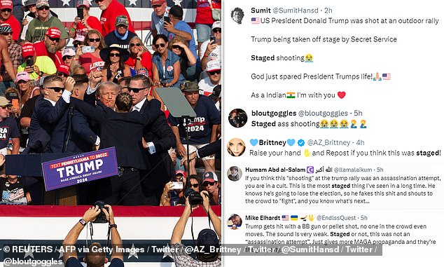 Sick trolls claim Trumps attempted assassination was staged and push