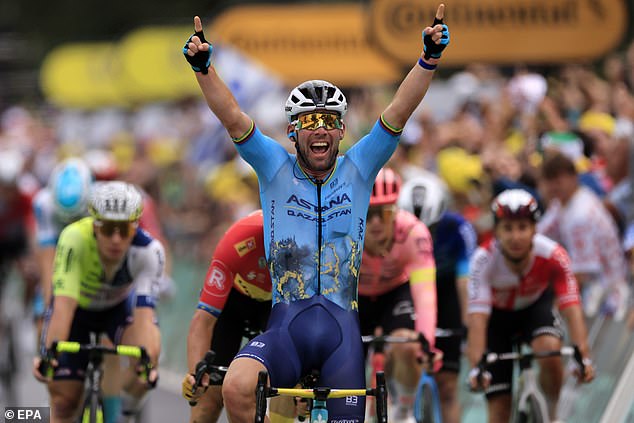 Mark Cavendish broke the record for stage wins at the Tour de France by taking his 35th victory in the iconic event on Wednesday