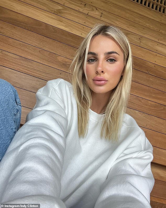 Australian influencer Indy Clinton has revealed she 'accidentally' deleted 38,000 Instagram followers. The 26-year-old explained the misstep on the social media platform on Thursday. Pictured