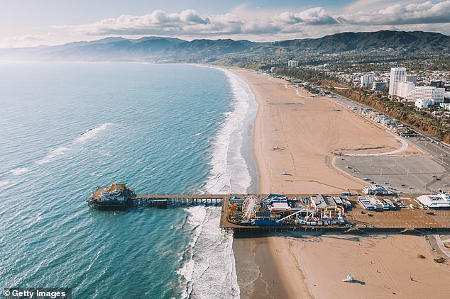 Beaches along the California and Baja California coasts, including around the Santa Monica Pier (photos), received the worst ratings for water quality on the West Coast