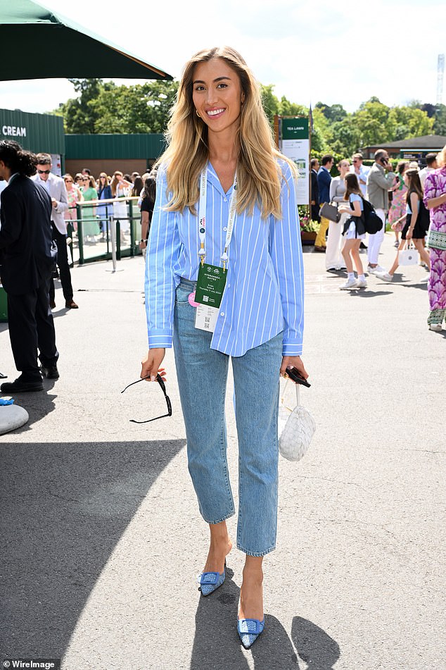 A star-studded crowd gathered on Thursday afternoon to watch the semi-finals of the Wimbledon Women's Championships in SW19 (photo Sophie Habboo)