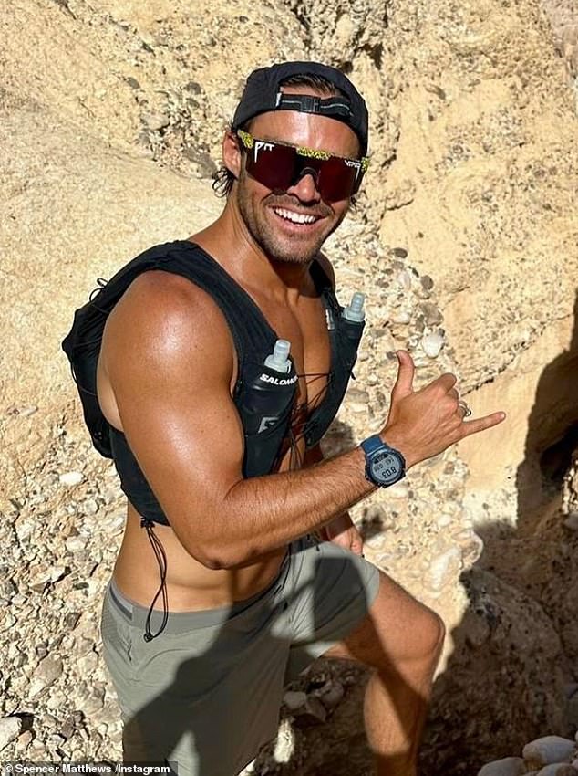 Spencer Matthews says he is completing the gruelling Great Desert Challenge, which involves running 30 marathons in 30 days, to feel closer to his tragic brother