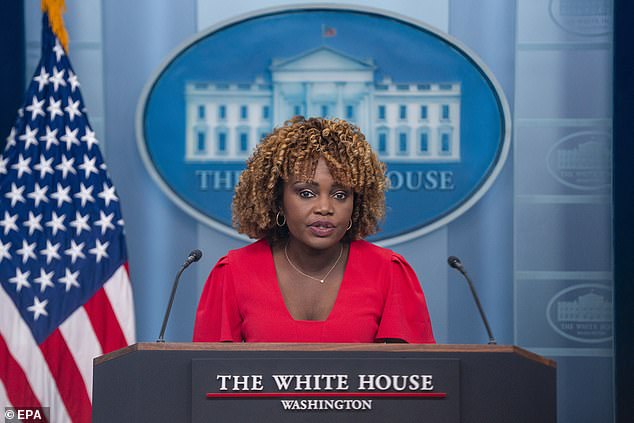 White House spokesperson Karine Jean-Pierre denied there was a 