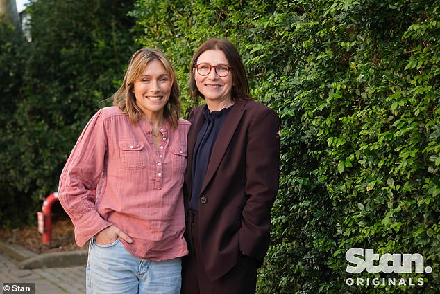 The streaming service revealed on Tuesday that the Australian comedy-drama is currently filming its fifth and final season in Sydney. Pictured from left to right: Claudia Karvan and Anita Hegh
