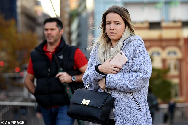 Freezing air from Antarctica is set to leave Australians shivering all weekend, while an Arctic wind is bringing icy winds and freezing temperatures (pictured people braving the cold in Sydney)