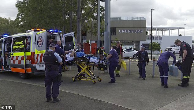 Sydney Olympic Park Man rushed to hospital after incident at