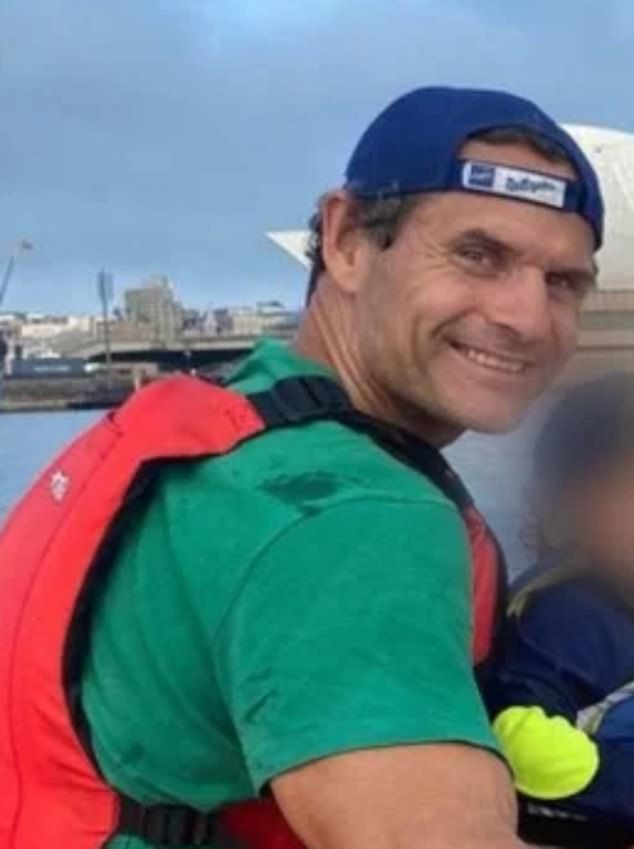 The body of tech entrepreneur Andrew Findlay (pictured with his children), who disappeared a week ago after a boat accident in Sydney Harbour, has been found