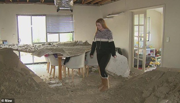 Mother Dawn Paterson said the damage was so severe it looked like an earthquake had struck