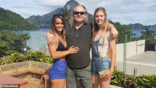 Svein Sorlie (pictured centre) wrote a heartfelt tribute to his daughter Brooke (pictured right) who died in a triple fatality crash in Tarago, NSW last weekend. Mrs Sorlie's other sister Layla is pictured on the left.