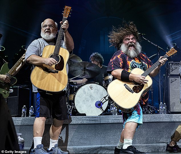 Tenacious D's show in Newcastle, Australia, has been 'postponed' at the last minute after a member of Jack Black's band made a comment about Donald Trump