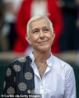 Tennis legend Martina Navratilova