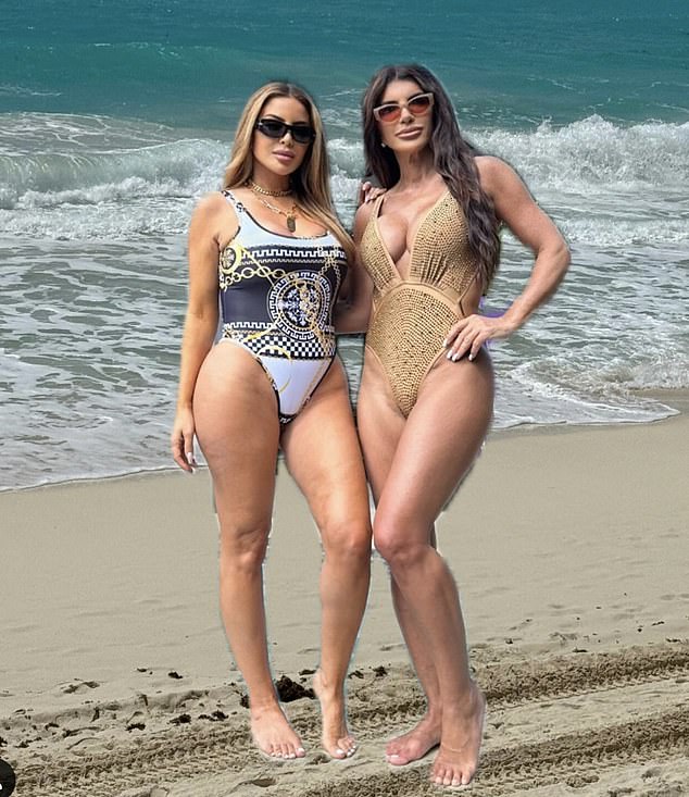 Teresa Giudice wished Larsa Pippen a happy birthday with a cute photo of the two of them in swimsuits on the beach