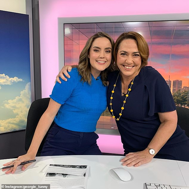 The Project star Georgie Tunny, 33, (left) has paid tribute to her 'idol' and 'mentor' Lisa Miller, 55, (right) after the ABC News Breakfast presenter announced her resignation