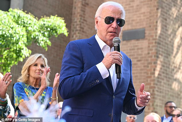 Biden has so far refused to drop out of the presidential race. It is believed that his first wife, First Lady Jill Biden, is encouraging him to enter