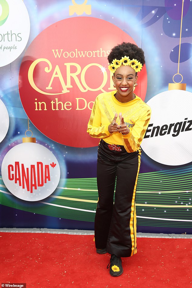 The Wiggles star Tsehay Hawkins, 18, says she's proud to challenge gender stereotypes with her costume choice