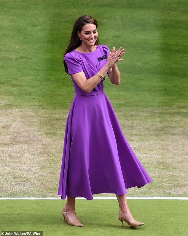 The Princess of Wales made only her second public appearance since her cancer diagnosis but received a standing ovation as she took her place in the men's singles final at Wimbledon