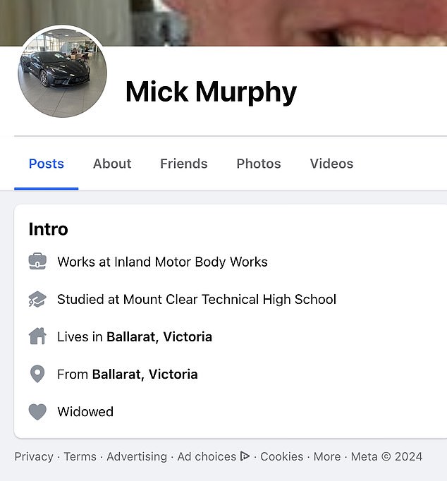 Mick Murphy Changed His Relationship Status to Widower