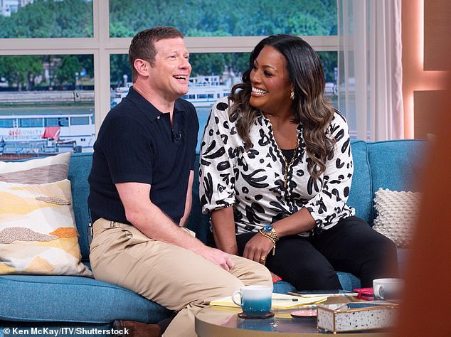 Alison Hammond and Dermot O'Leary are reportedly set to remain as main presenters of the show on This Morning this summer (pictured together last month)