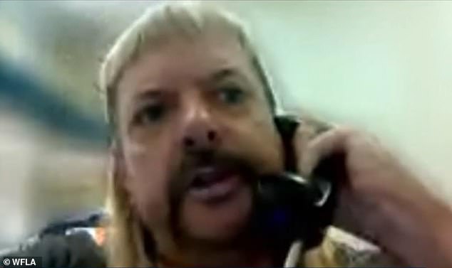 'Tiger King' Joe Exotic gave an exclusive interview to a Tampa news station from prison Tuesday while serving 21 years for first-degree murder.