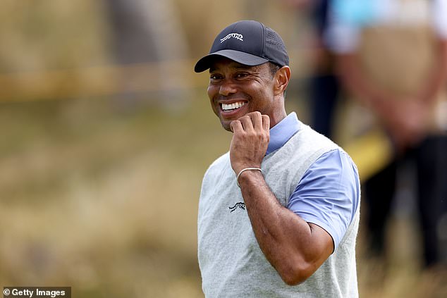 Tiger Woods reacted fiercely after Colin Montgomerie suggested he should retire