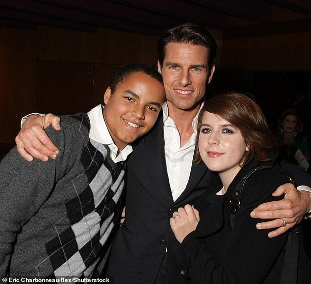 Sources tell DailyMail.com that Scientology played a major role in the rift between the 18-year-old and her siblings Connor (left) and Isabella (right).