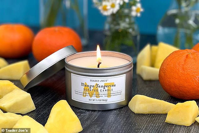Pictured: The scented candle that Trader Joe's has recalled effective June 27