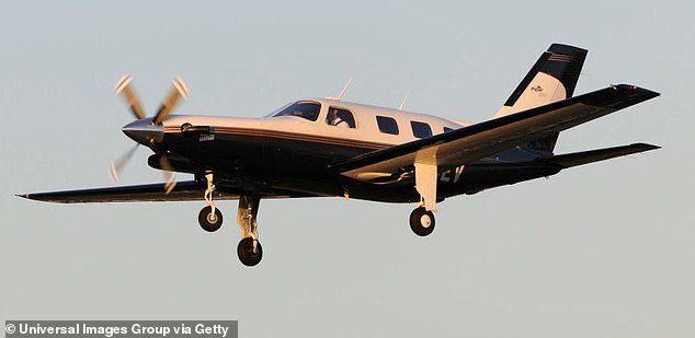 Laura's father had offered to fly the family to the tournament in a single-engine Piper PA-46 aircraft (model pictured)