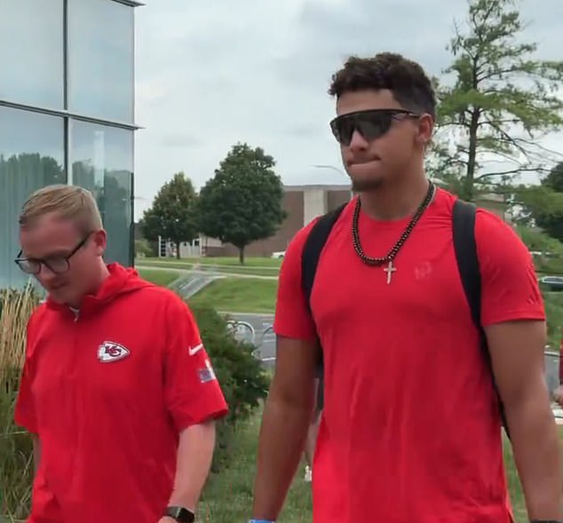 All of this happened as Patrick Mahomes and other Chiefs reported to training camp