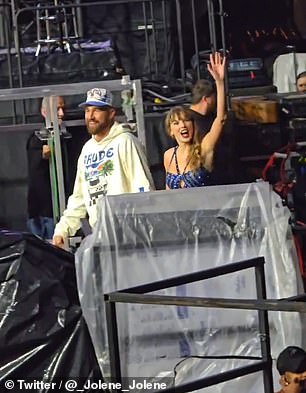 Travis Kelce continued his tour of Europe by flying to Amsterdam to see Taylor Swift