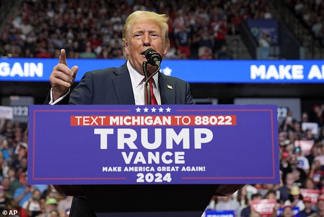 Donald Trump held his first campaign rally since he was shot, thanking his supporters for their outpouring of love while ridiculing Democrats for being a party of corrupt insiders planning to oust their leader in a coup.