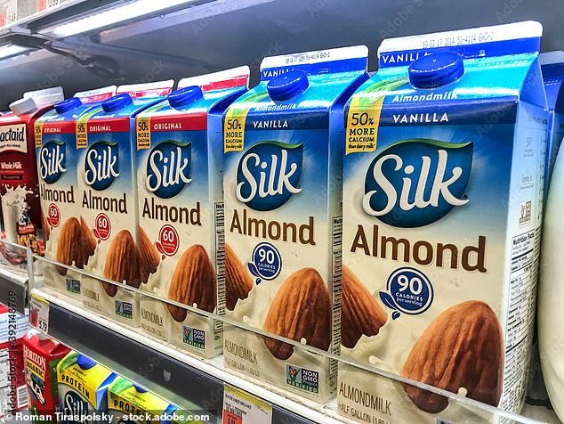 Above are boxes of Silk milk. Many have been recalled after listeria contamination came to light.