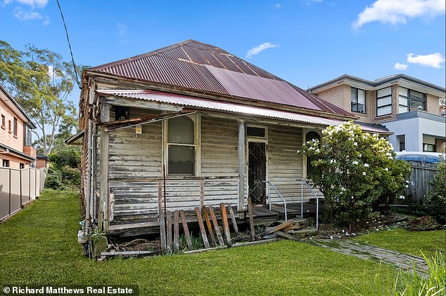 A rotting timber house in Enfield, in Sydney's central west, isn't exactly the first thing that comes to mind when you picture a $2.5 million property in the city