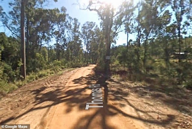 A woman has died after a lawnmower overturned on a property on Thomas Road (pictured), in Upper Lockyer