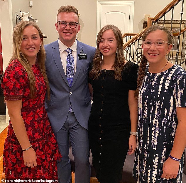 The Hendrickson children, from left to right, Lyssa, Sam, Mollie and Sally