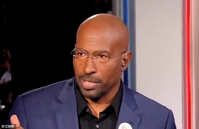 Van Jones painted a stark contrast between Trump and Biden for CNN viewers