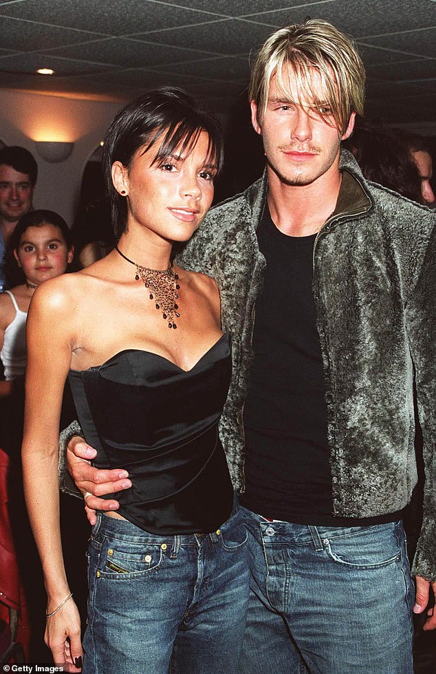 Victoria Beckham has revealed she took the lead when it came to the early days of her romance with husband David (pictured together in 1998)